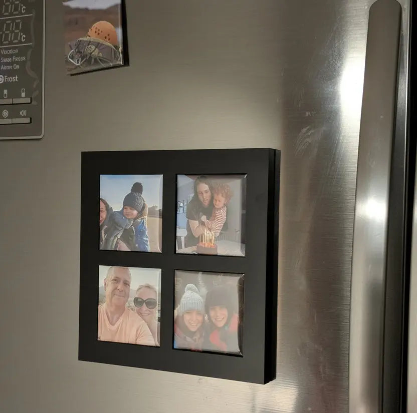 Wholesale Magnet Photo Frames – 2x2 Grid Acrylic Display Magnetize