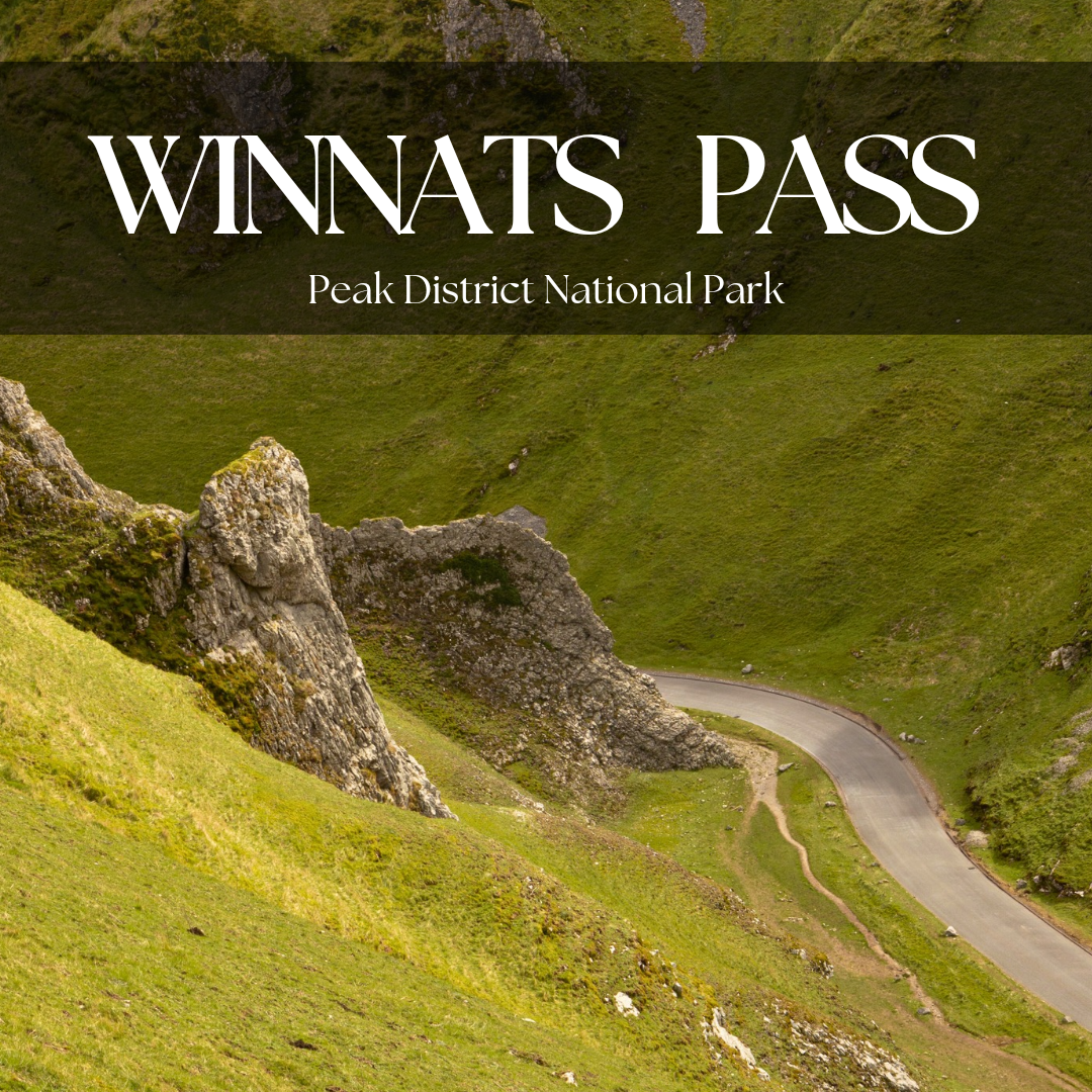 Looking down winnats pass in the Peak district 