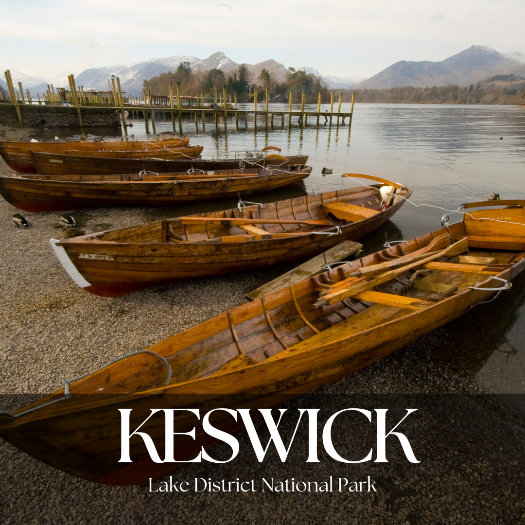 Canoes at ulswater in keswick 