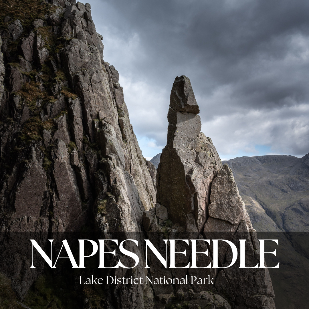 Napes needle a climbing spot in the lake district